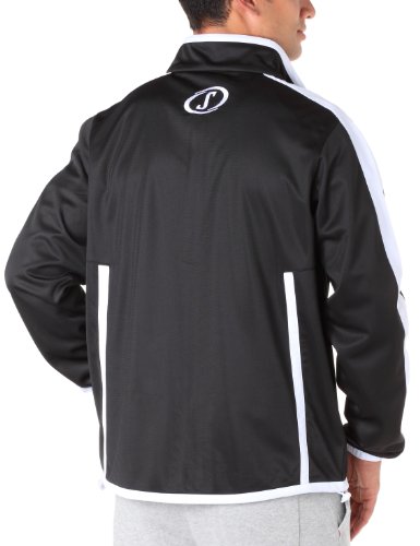 Spalding Bekleidung Teamsport Evolution Jacket - Chaqueta técnica unisex, color negro / blanco, talla L