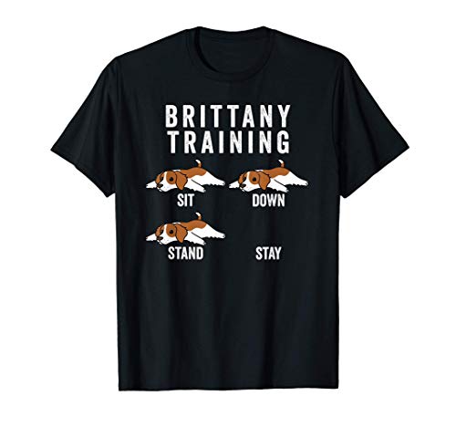 Spaniel Bretón Training Perro Camiseta