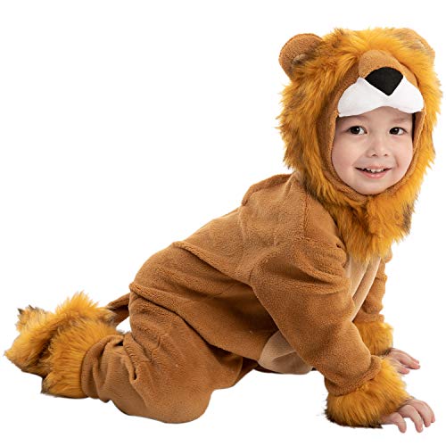 Spooktacular Creations Baby Lion Costume Cute Animal Print Costume Suit (18-24 Months)