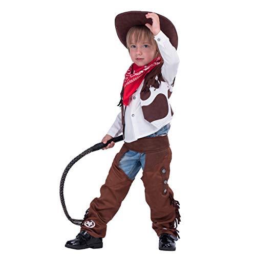 Spooktacular Creations Cowboy Costume Deluxe Set for Kids Halloween Party Dress Up,Role Play and Cosplay (Large ( 10- 12 yrs))