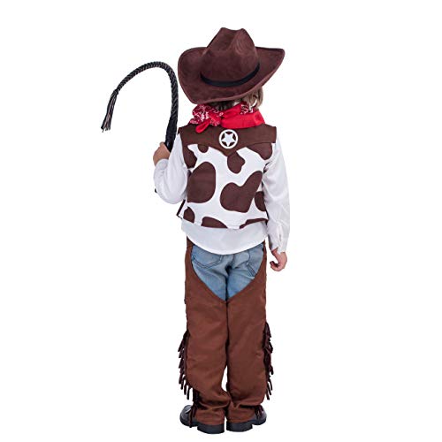 Spooktacular Creations Cowboy Costume Deluxe Set for Kids Halloween Party Dress Up,Role Play and Cosplay (Toddler( 3- 4yrs ))