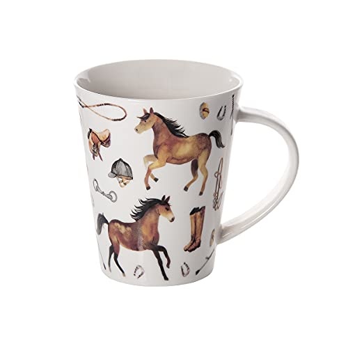 SPOTTED DOG GIFT COMPANY Taza Caballo - Taza de Café de Cerámica, Originales Mug con Motivos de Caballo, Regalos Para los Amantes de los Caballos Mujer Hombre Niña