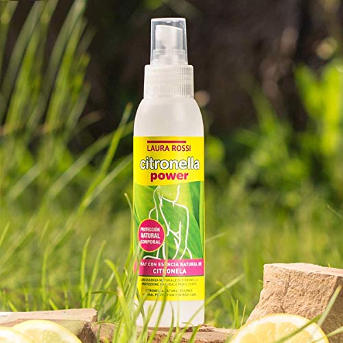 Spray de Citronela Refrescante Corporal para los Días de Calor en Verano, Anti-Mosquitos Natural, Repelente de Bichos, Agradable Aroma Cítrico - 125ml
