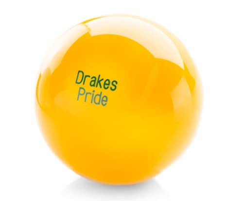 Standard Outdoor Yellow Lawn Bowls Jack (63-64mm, approx. 266g) by Drakes Pride