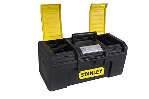 STANLEY 1-79-216 - Caja de herramientas con autocierre, 39.4 x 22 x 16.2