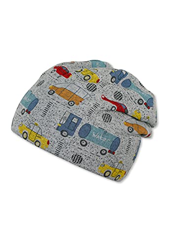 Sterntaler Slouch-Beanie Auto Sombrero, Plata, 47 para Bebés