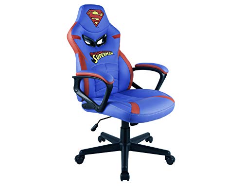 Subsonic Superman - Silla gaming junior - asiento gamer para escritorio - sillon de oficina - Licencia oficial DC comics (PS4)