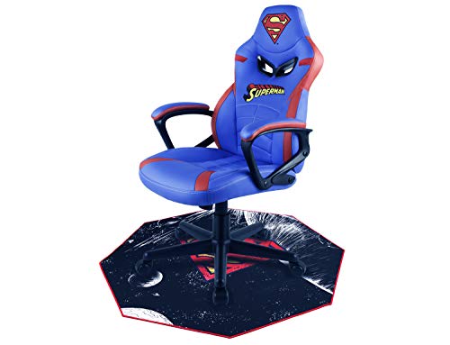 Subsonic Superman - Silla gaming junior - asiento gamer para escritorio - sillon de oficina - Licencia oficial DC comics (PS4)