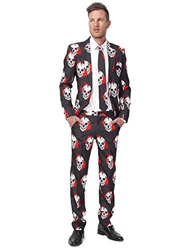 Suitmeister Disfraces de Carnaval y Halloween para Hombre - Con Chaqueta, Pantalón y Corbata