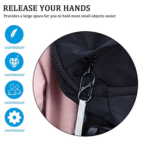 Sumind 10 Piezas Mosquetones Pequeños S Bloqueo Mosquetón para Llavero Hebilla de Metal en Forma de S para Actividades al Aire Libre