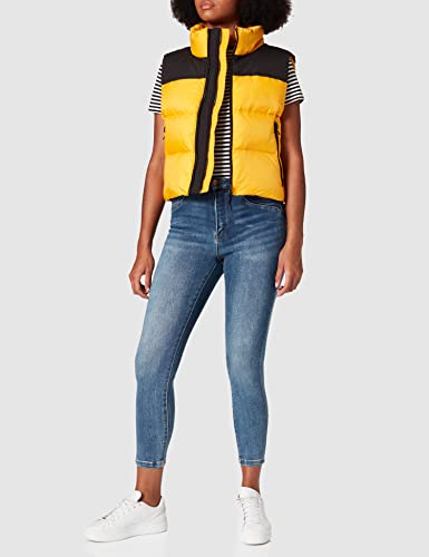 Superdry Expedition Down Padded Gilet Chaqueta, Utah Gold, M para Mujer