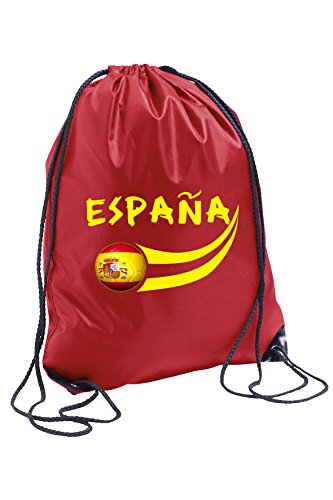 Supportershop - Bandera de España (talla única), color rojo