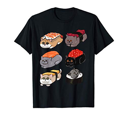 Sushi British Shorthair Cat Camiseta