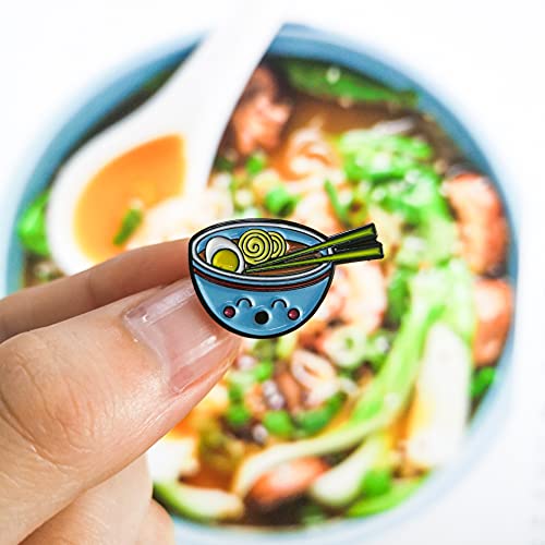 Sushi Japonés Ramen Leche Koi Bandera Esmalte Pins Dibujos Animados Comida Lucky Fish Badge Broche Denim Jeans Camisa Linda Joyería Regalo Para Niños