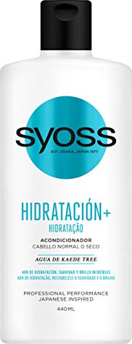 Syoss - Acondicionador para pelo normal o seco - Hidratación+ - 6uds de 440Ml (2.640ml) – Proporciona suavidad, movimiento y brillo – Cabello como recién salido de la peluquería