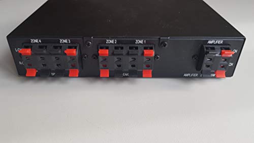 System One SC4B - Selector para 4 Pares de Altavoces con Control de volúmen.