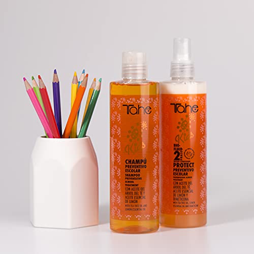 Tahe Acondicionador Niños con Árbol del Té Prevención Piojos/Acondicionador Infantil Kids Preventivo Escolar, 300 ml