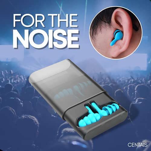 Tapones oidos ruido para dormir y natación - Auriculares con silicona anti ruido (Contiene dos pares de unidades) - Tapones para estudiar