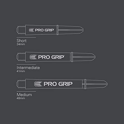 Target Darts 5 X Sets of Pro Grip Shaft-15 in Total Cañas de Dardos, Unisex, Negro, Intermediate
