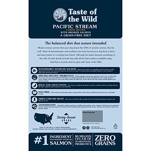 Taste Of The Wild pienso para perros con Salmon ahumado 12,2 kg Pacific Stream