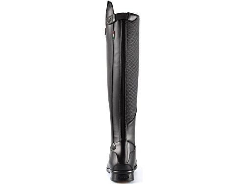 Tattini Botas altas con cordones Retriever con inserciones de agarre, talla XS de pantorrilla, color Negro, talla 39 1/3 EU