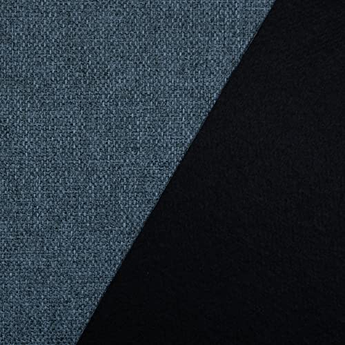 Tela para tapicería de muebles jaspeada azul vaquero – Precio por 0,5 metros