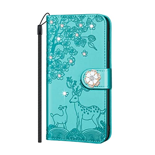 Teléfono Flip Funda Shell For Xiaomi 11T FLIP TELÉFONO CASE DE TELÉFONO DE TELÉFONO DE TELÉFONO PLUMA ENFOSED PLUM FLOWER DEER PU Teléfono de la cubierta del teléfono de la cubierta del teléfono del t