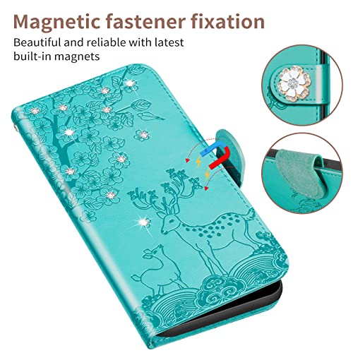 Teléfono Flip Funda Shell For Xiaomi 11T FLIP TELÉFONO CASE DE TELÉFONO DE TELÉFONO DE TELÉFONO PLUMA ENFOSED PLUM FLOWER DEER PU Teléfono de la cubierta del teléfono de la cubierta del teléfono del t
