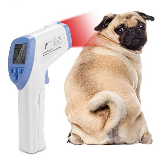 Termómetro digital para mascotas, termómetro para perros, termómetro infrarrojo veterinario de alta precisión, termómetro para animales, suministros para ganado, cerdos, ovejas, caballos, perros, anim