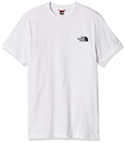 The North Face S/S Camiseta De Manga Corta Simple Dome, Hombre, TNF White, XS