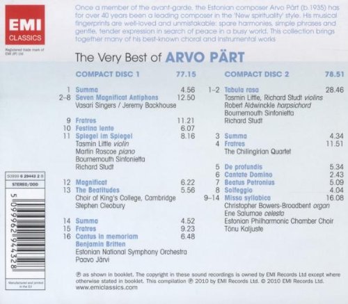 The Very Best Of Arvo Part