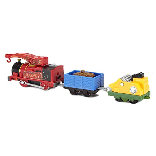 Thomas and Friends Tren de Juguete de la Locomotora Helpful Harvey, Juguetes Niños 3 Años (Mattel FJK53)