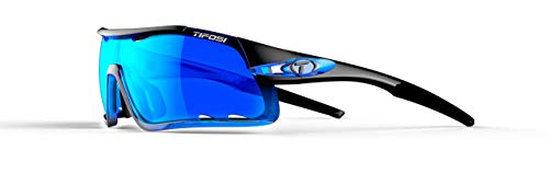 Tifosi Davos - Gafas de sol unisex con lentes intercambiables para adultos, color azul cristalino, azul claro, talla única