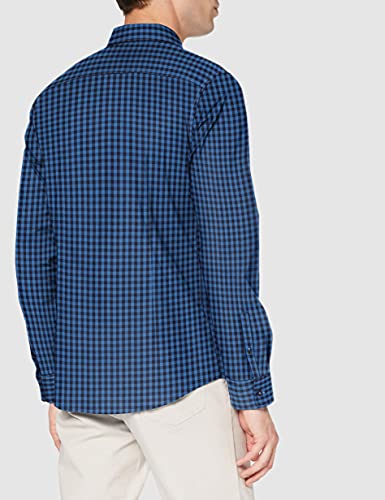 Tom Tailor Fitted Stretch Tejido Ajustado, 24468 Viskosechy Check-Juego de Mesa [Importado de Alemania], XXL para Hombre