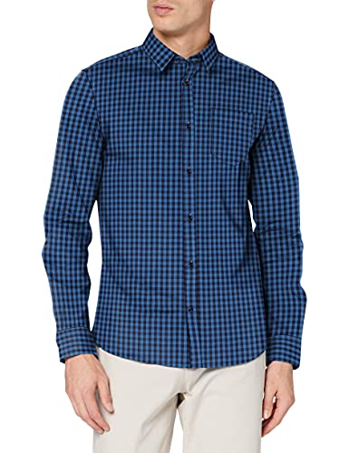 Tom Tailor Fitted Stretch Tejido Ajustado, 24468 Viskosechy Check-Juego de Mesa [Importado de Alemania], XXL para Hombre