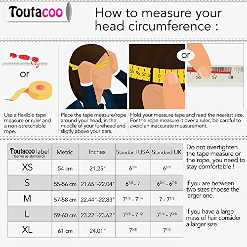 TOUTACOO, Sombrero para la Lluvia, Pamela para Mujer en Vinilo (Rosa Fucsia)