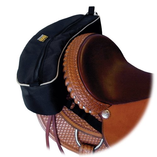 Trailmax 500 - Bolsa para borrén trasero con forma falcada - Equipaje para silla vaquera de cowboy