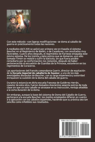 TRATADO DE EQUITACIÓN. DOMA DEL CABALLO DE GUERRA