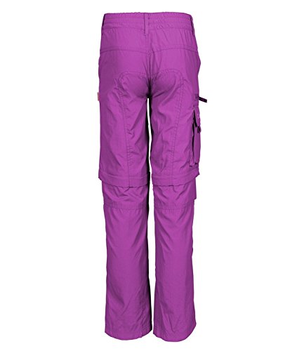 Trollkids Pantalones con Cremallera Quick-Dry Oppland Slim Fit, Color Baya Talla 12 años (152cm)