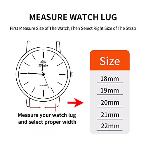 TStrap Reloj Correas Cuero 20mm - Color Gris Suave Liberacion Rapida - Correa De Reloj Deportivo Hombres Mujeres - Relojes Inteligentes Pulsera Cierre Hebilla Plata - 18mm 19mm 21mm 22mm