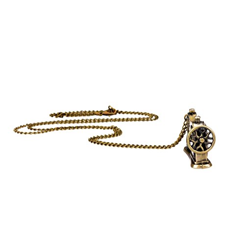 TU 64 con elementos colgante y cadena dorado imitación de largo, collar de bisutería, diseño de alfombra oriental