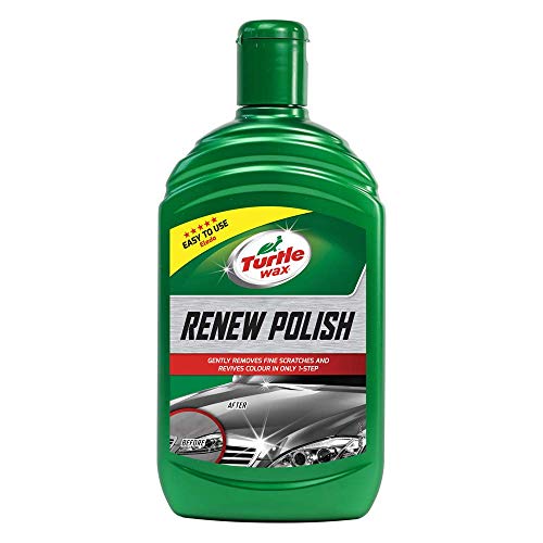 Turtle Wax 51796 Renew Liquid Car Polish El Esmalte Líquido para Automóviles Elimina Las Manchas Y Los Rasguños Finos 500Ml