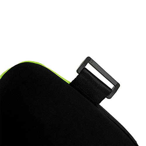 TZTED Bolsa de Brazo para Equipo de Gimnasio al Aire Libre, para IR a Medio Galope Banda de Ejercicio Correa de Fitness Banda de Brazo 5.2 Pulgadas o Menos,Black,M