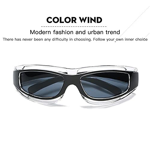 U-K Gafas de sol deportivas polarizadas para hombre, para bicicleta de carretera, bicicleta de montaña, carreras, carreras, gafas de equitación, visera, 7 colores atractivos.