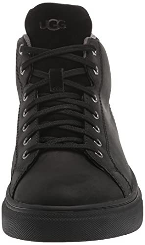 UGG Zapatillas de deporte de manga larga con cremallera para hombre, (Negro Tnl Leather), 43.5 EU