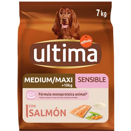 ultima Pienso para Perros Medium-Maxi Sensitive con Salmón - 7 kg