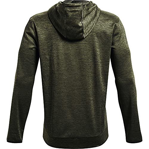 Under Armour Men's Armour Fleece Full Zip Hoodie Camiseta, Marine Od Green/Black (390), M para Hombre