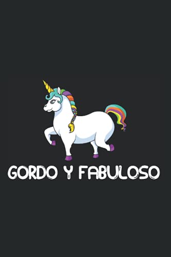 Unicornio Caballo Mitologico - Arco Iris Unicornio Gordo Cuaderno De Notas: Formato A5 I 110 Páginas I Regalo Como Diario Planificador O Agenda