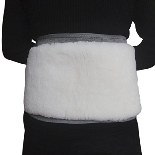 Unisex invierno regla térmico calentador de cachemir cintura lumbar apoyo cinturón acogedor cálido Protector Abdominal Estómago envoltura corporal banda espalda y riñones cartón gris, hombre, gris