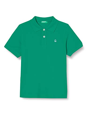 United Colors of Benetton Maglia Polo M/M Camisa, Bright Green 108, 98 cm para Niños